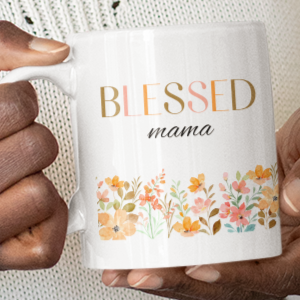 Bless Mama - Full Wrap-Around - 11 & 15 oz. White Mug