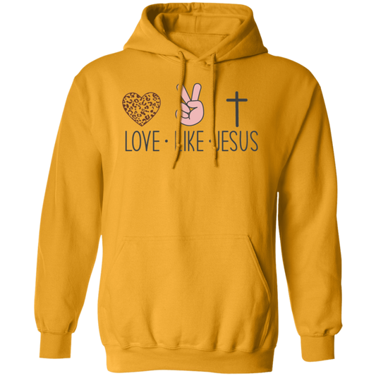 Love Like Jesus, Faith, Believer - Unisex Pullover Hoodie