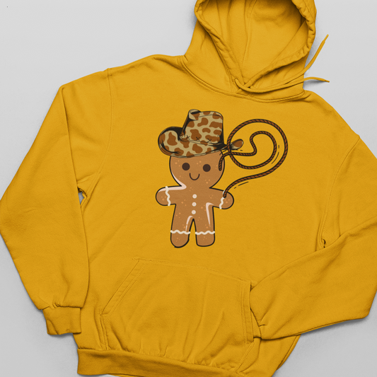 Gingerbread Cowboy / Cowgirl Unisex Pullover Hoodie