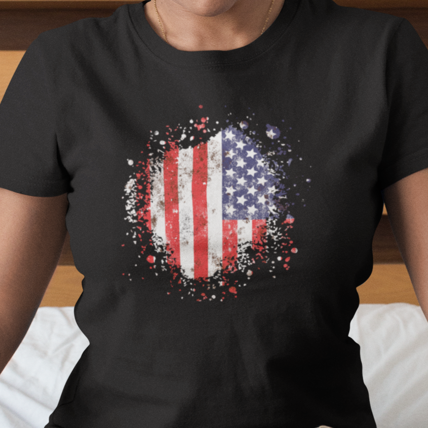 American Flag - Women's, Ladies' T-Shirt