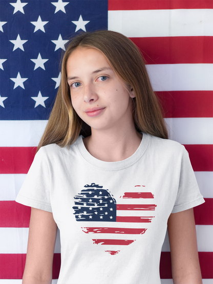 American Heart - Girls', Teen, Youth T-Shirt