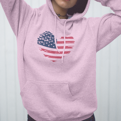 American Heart - Women's, Ladies Pullover Hoodie (Closeout)