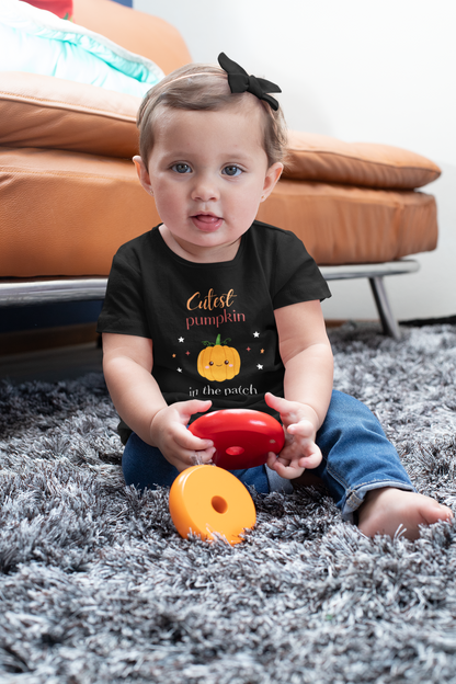 Cutest Pumpkin - 6, 12, 18, & 24 Month Unisex Jersey T-Shirt