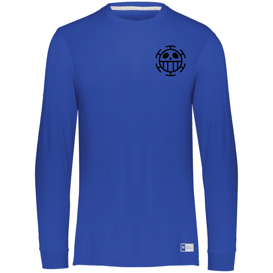 Heart Pirates Logo - Men's Essential Dri-Power Long Sleeve Tee