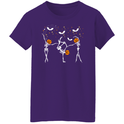 Esqueletos bailando - Camiseta mujer mujer