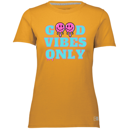 Good Vibes Only - Women's, Ladies’ Essential Dri-Power Tee / T-Shirt