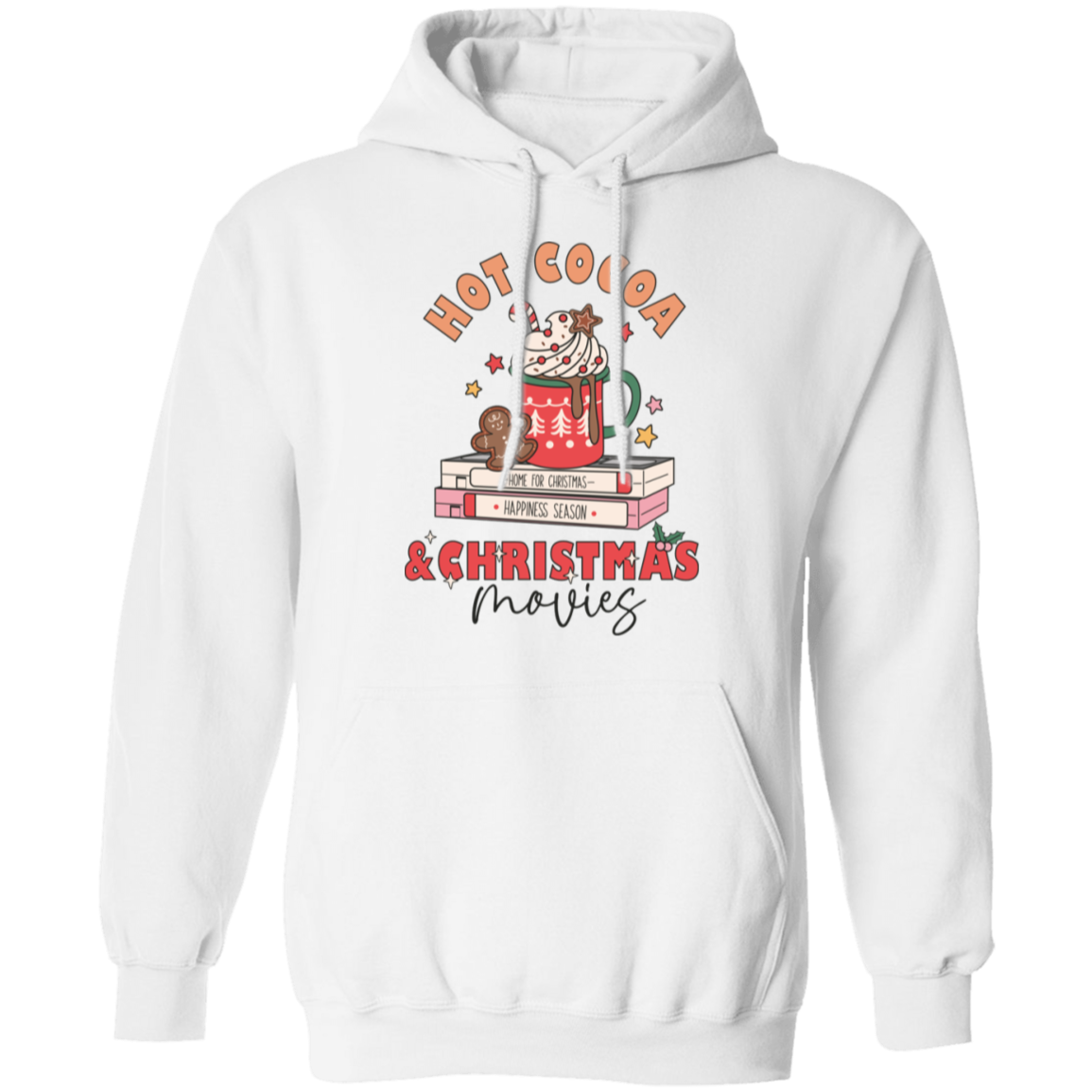 Hot Cocoa & Christmas Movies - Unisex Pullover Hoodie