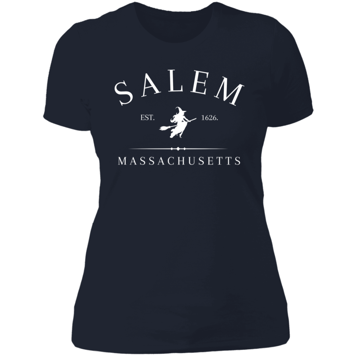 Salem Massachusetts- Women's, Ladies' Boyfriend T-Shirt