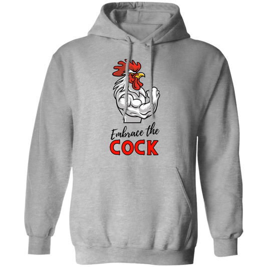 Embrace The Cock - Men's Pullover Hoodie