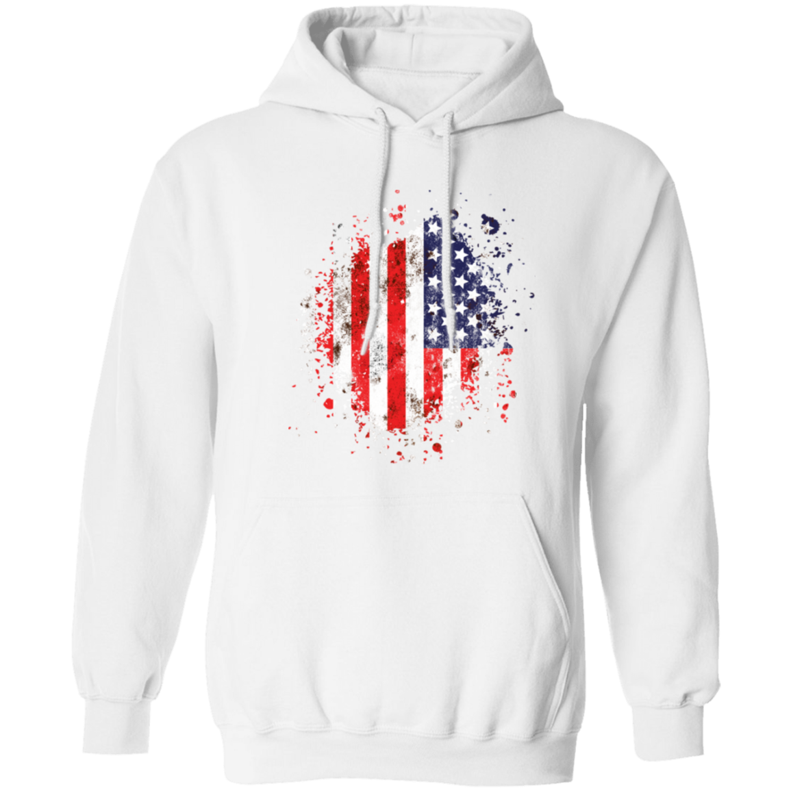 American Flag - Unisex Pullover Hoodie (Closeout)