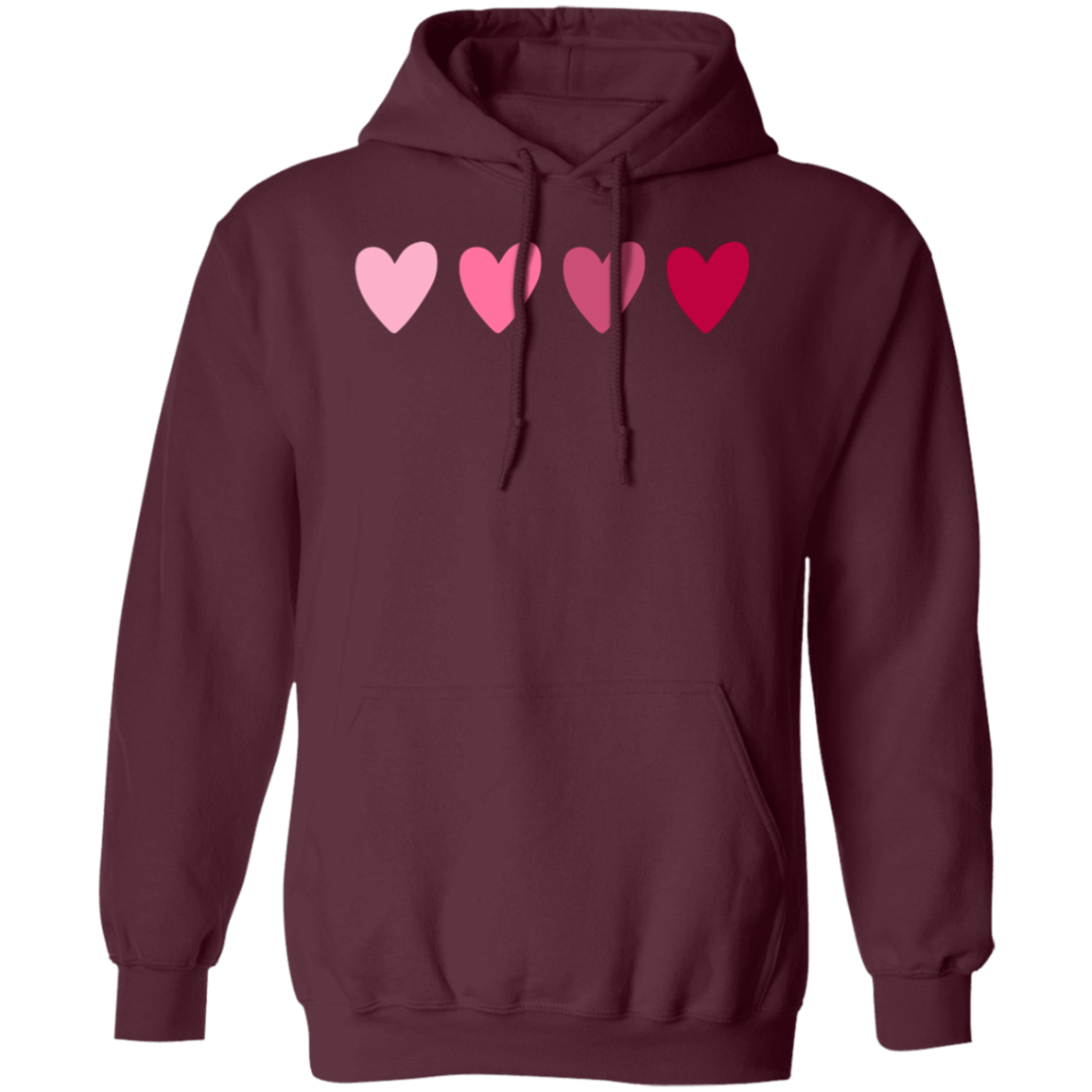 Corazones encantadores - Sudadera con capucha unisex