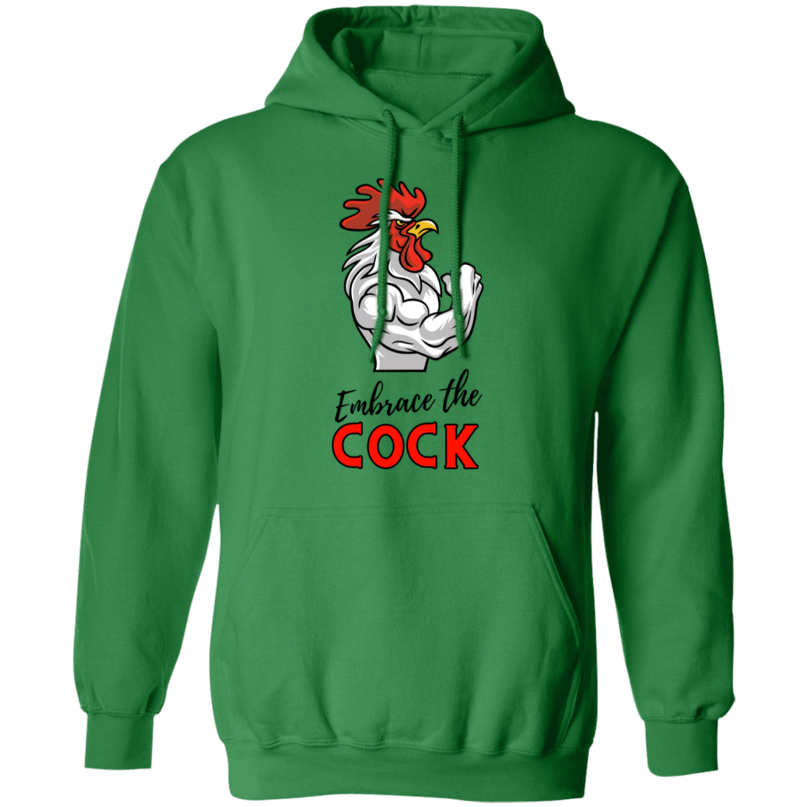 Embrace The Cock - Men's Pullover Hoodie
