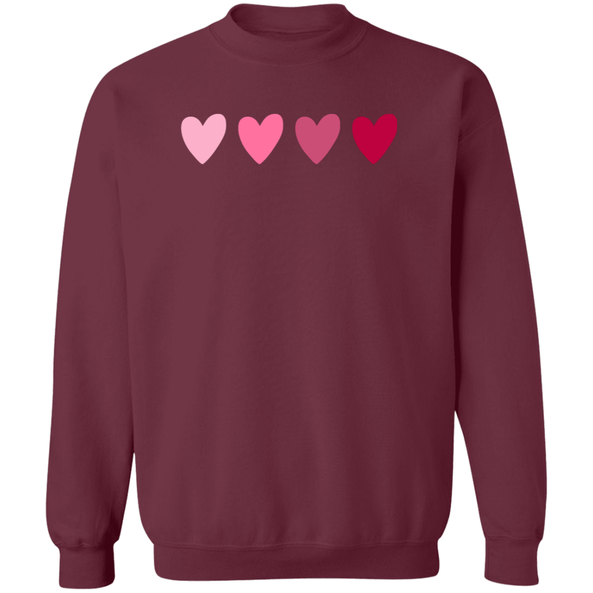 Lovely Little Hearts- Ladies Sweatshirt, Valentine's Day, Winter