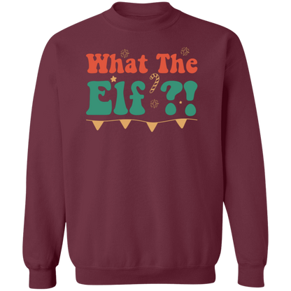 What The Elf? - Unisex Ugly Sweatshirt, Christmas, Winter