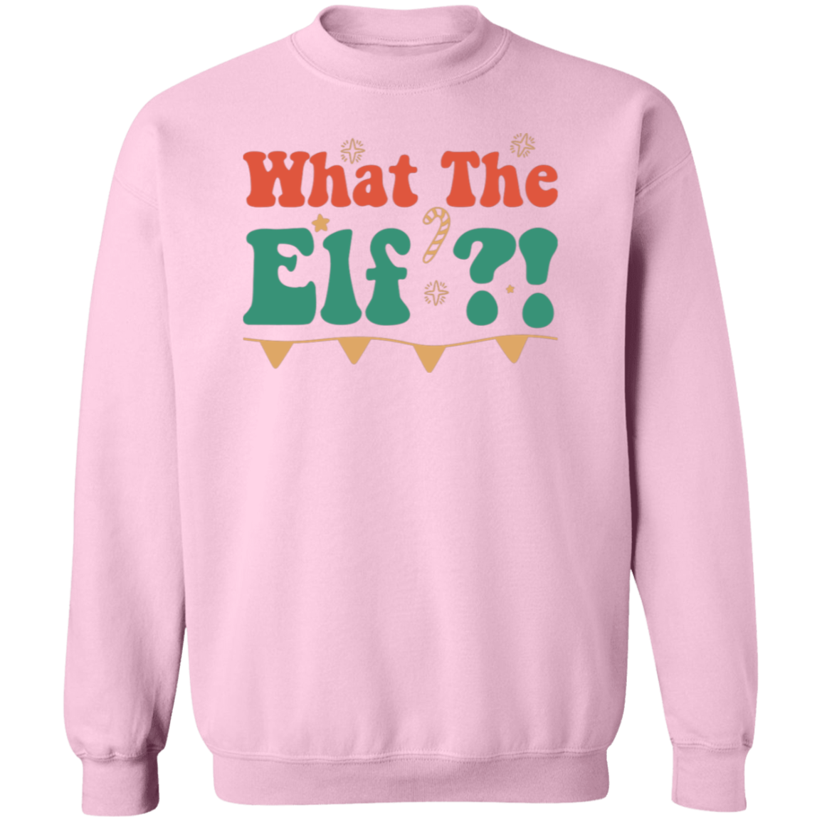 What The Elf? - Unisex Ugly Sweatshirt, Christmas, Winter