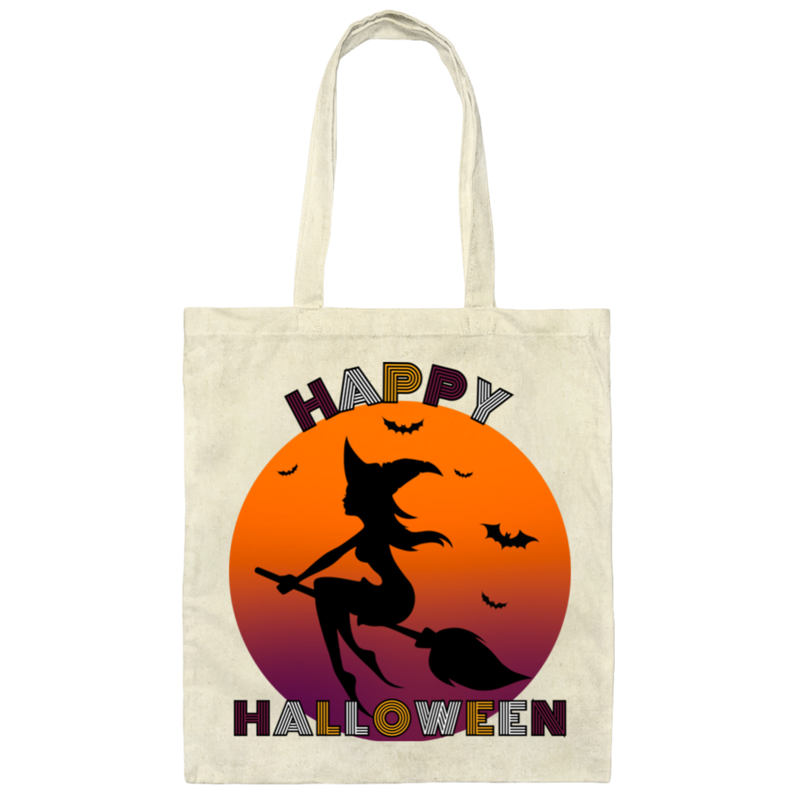 Happy Halloween, Front & Back Design - Trick or Treat Bag