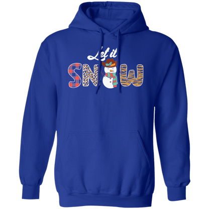 Let It Snow, Winter, Christmas - Unisex Pullover Hoodie