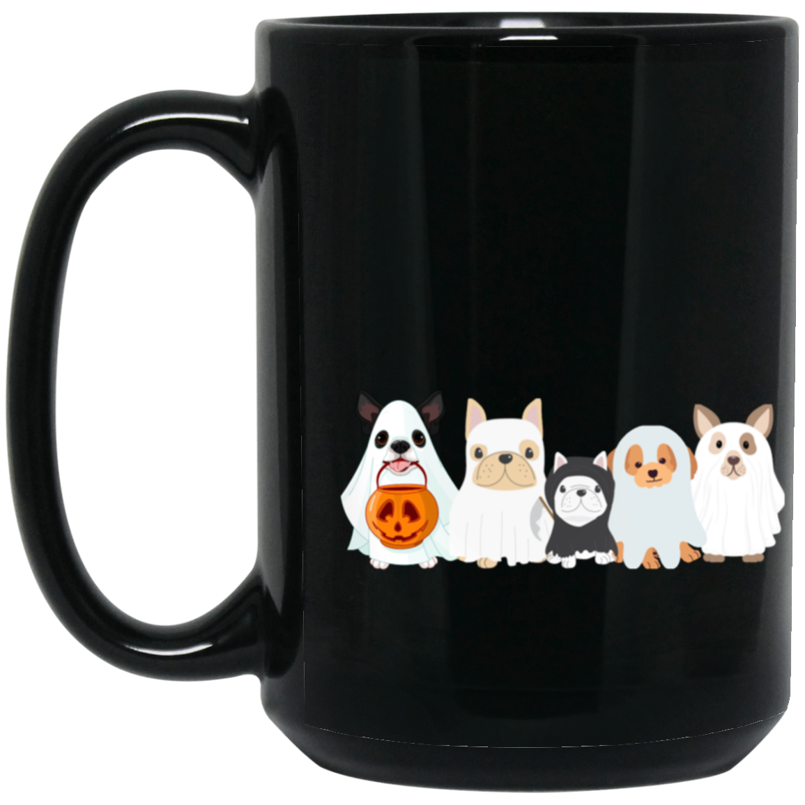 Ghost Dogs -  11 & 15 oz. Black Mug