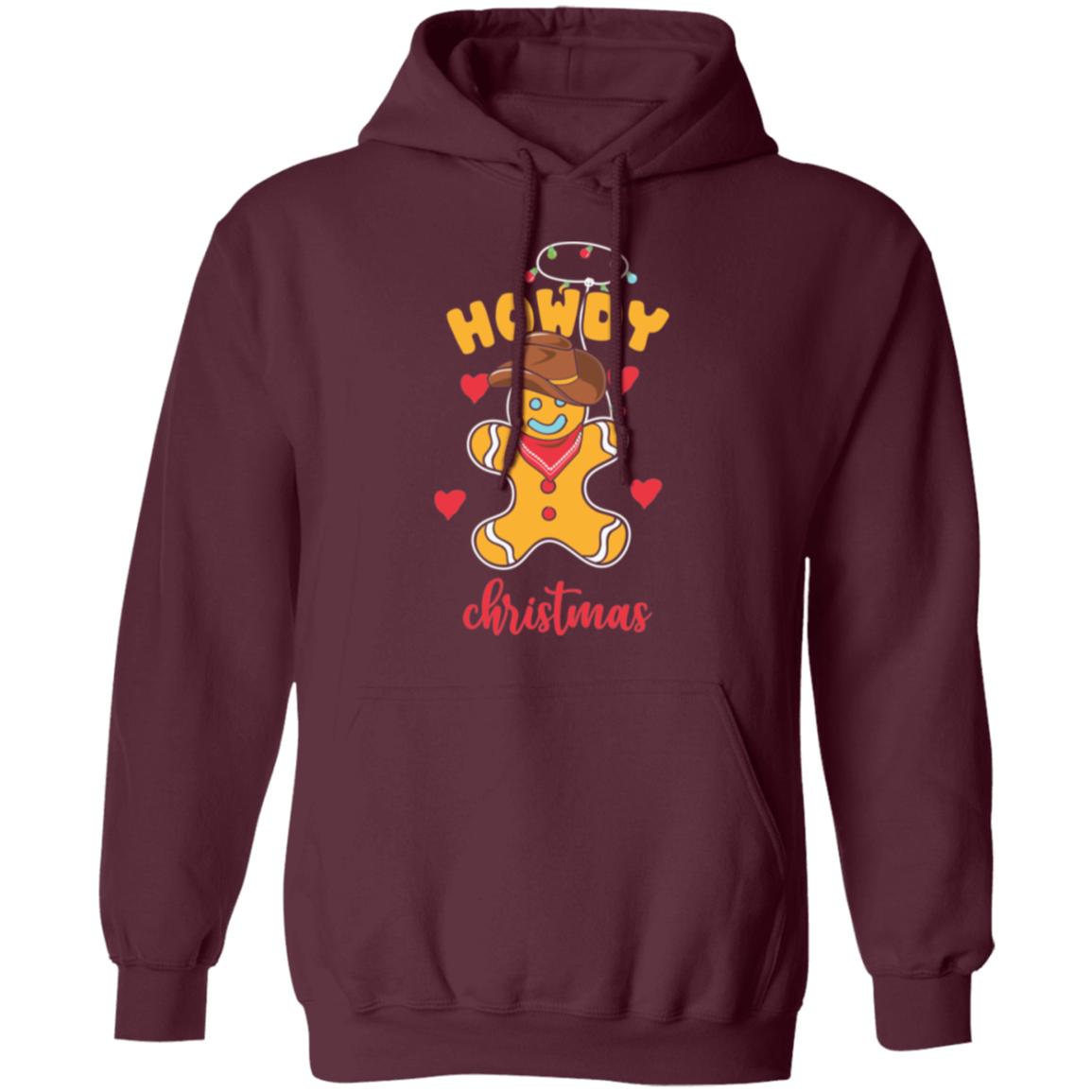 Howdy Christmas - Unisex Pullover Hoodie