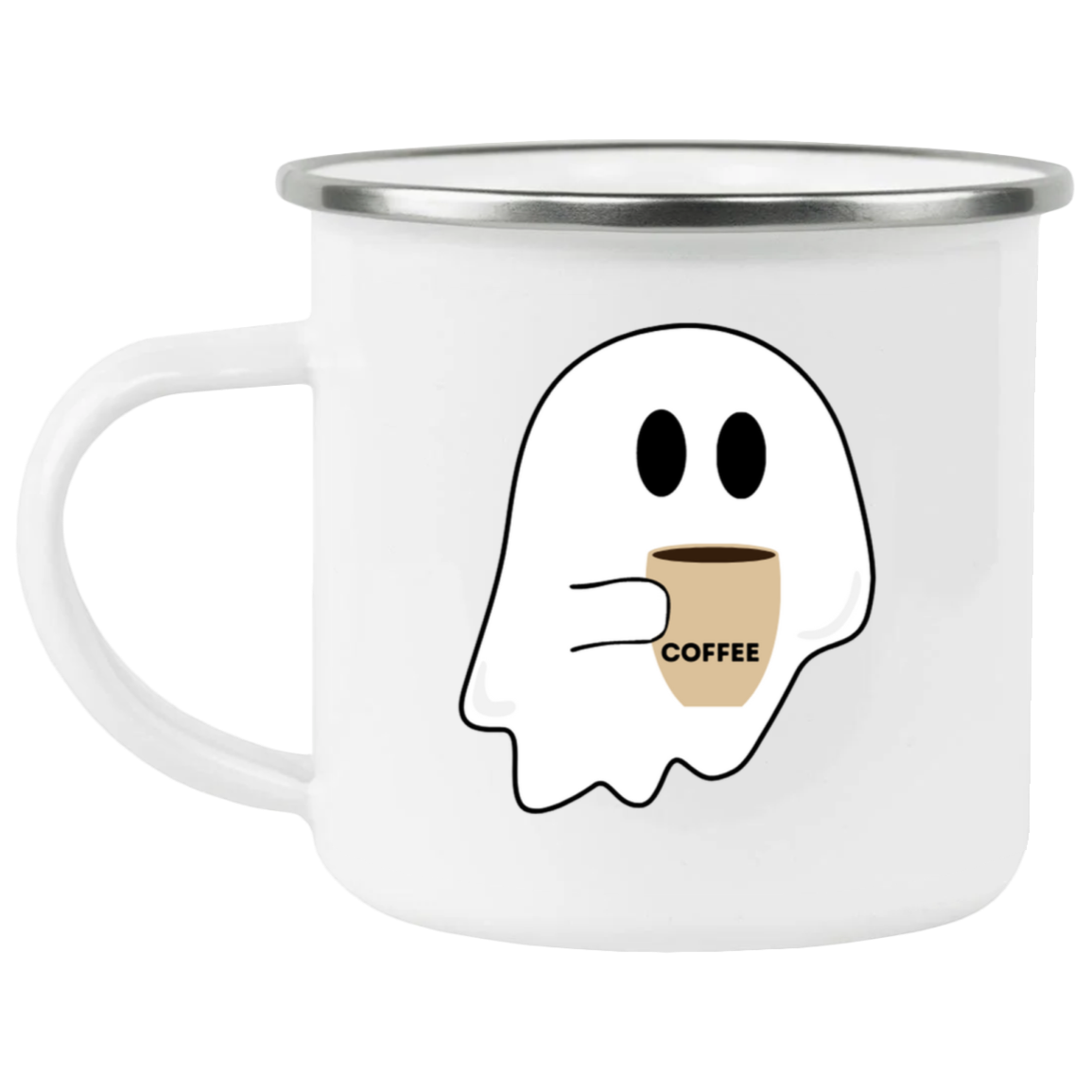 Ghost - Enamel Camping Mug