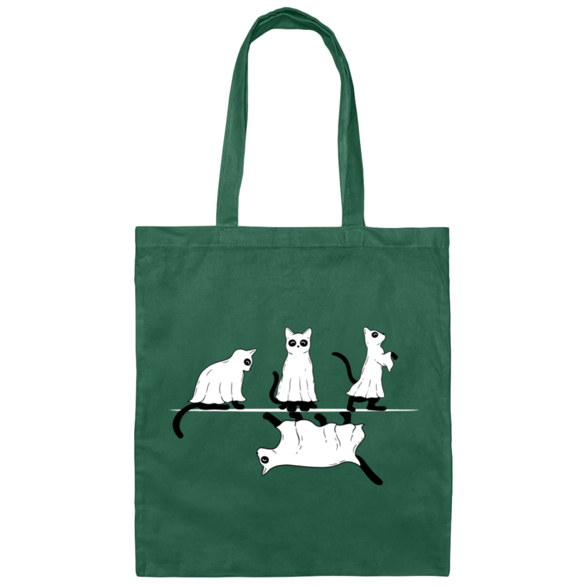 Ghost Cats, Front & Back Design - Bag