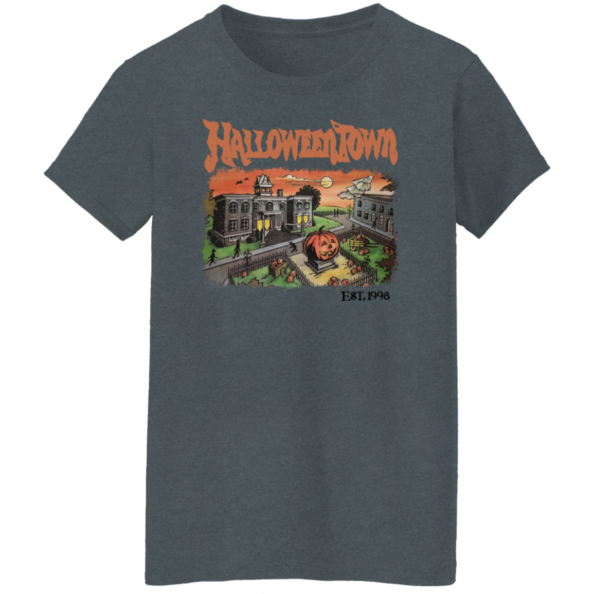 HalloweenTown- Camiseta para mujer