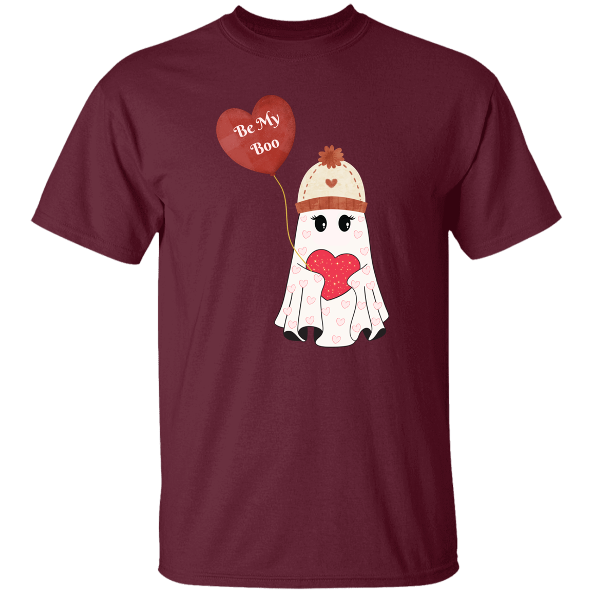 Be My Boo, Ghost Valentine- Women's, Ladies' T-Shirt