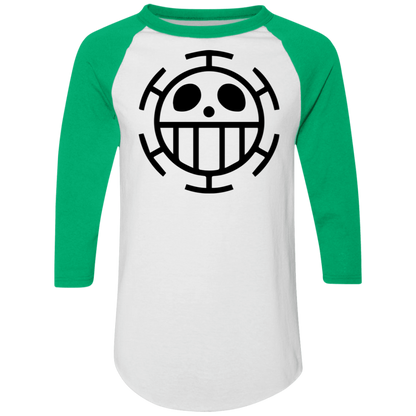 Heart Pirates - Camiseta raglán con bloques de color para hombre