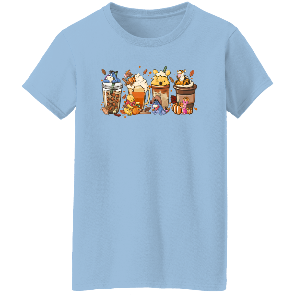 Pooh and Friends Drinks - Women's, Ladies' T-Shirt
