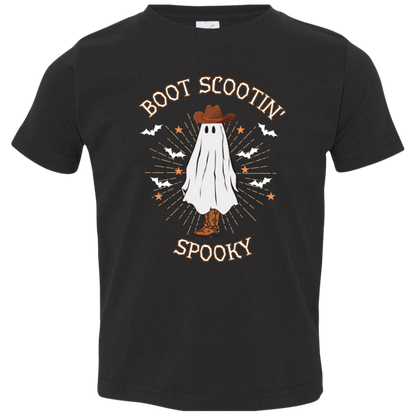 Boot Scootin Spooky - Girls' Toddler Jersey T-Shirt
