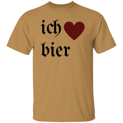ich "heart" bier (I Love Beer) - Men's T-Shirt