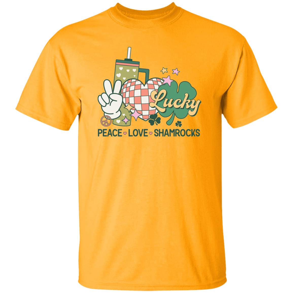 Paz, Amor y Trébol - Camiseta unisex