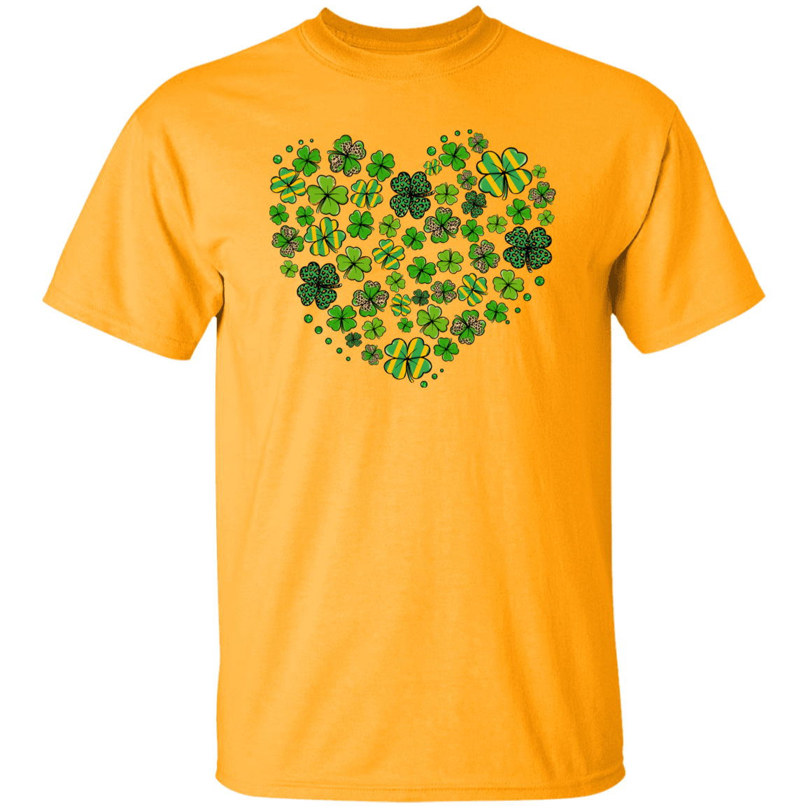 Leaf Clovers Heart - Unisex T-Shirt