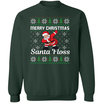 Merry Christmas Santa Floss - Unisex Ugly Sweater, Christmas, Winter, Fall
