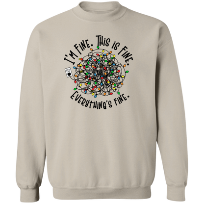 I'm Fine, This Is Fine, Everything Is Fine - Unisex Ugly Sweatshirt, Christmas, Winter