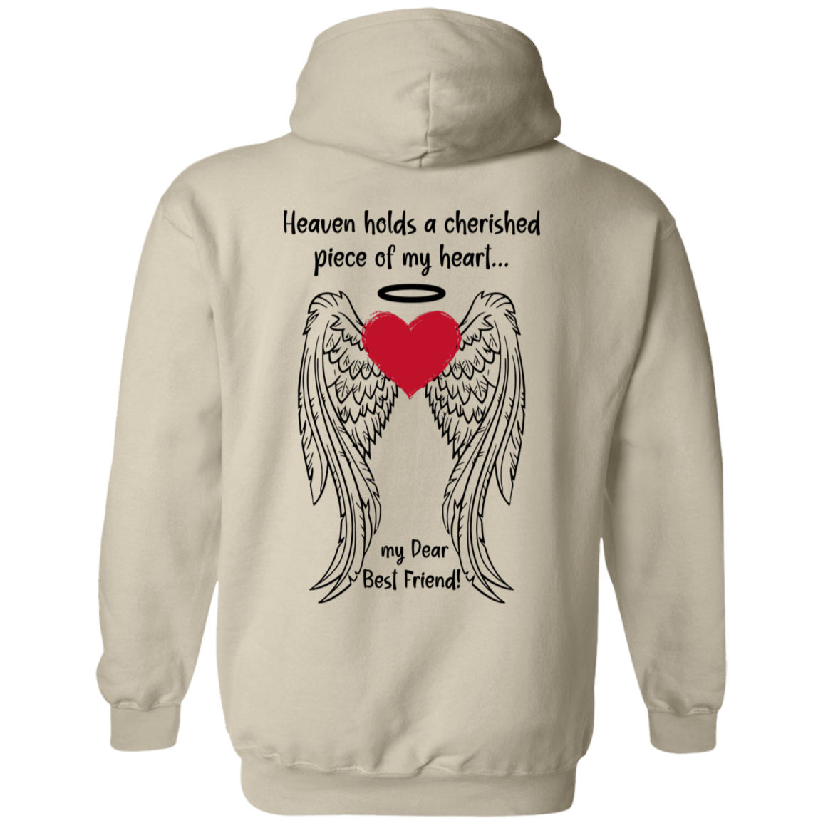 𝗕𝗘𝗦𝗧 𝗙𝗥𝗜𝗘𝗡𝗗, HEAVENLY GUARDIAN - Unisex Pullover Hoodie