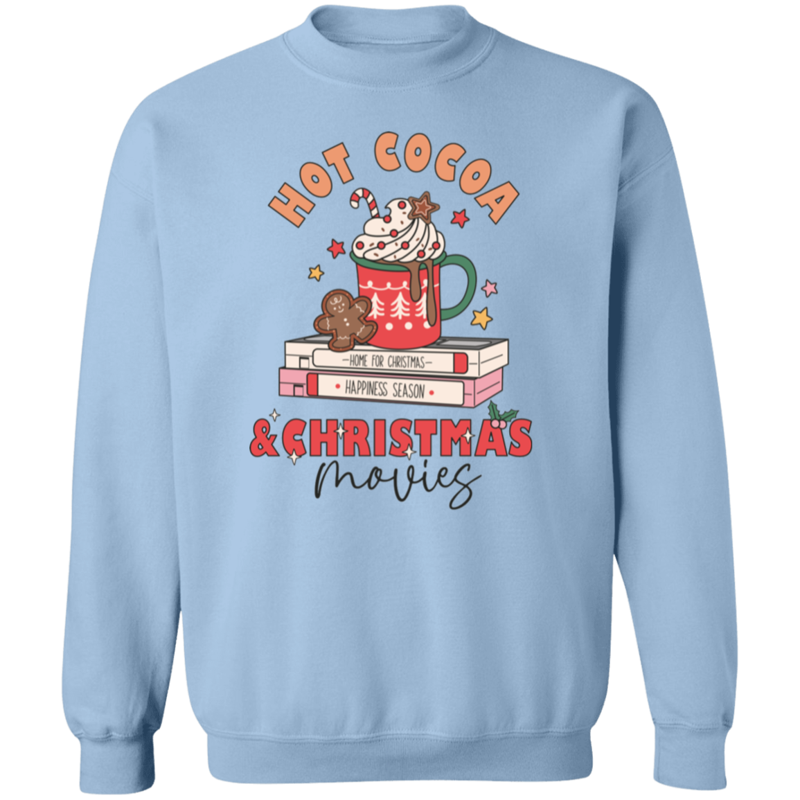 Hot Cocoa & Christmas Movies - Unisex Ugly Sweater, Christmas, Winter, Fall