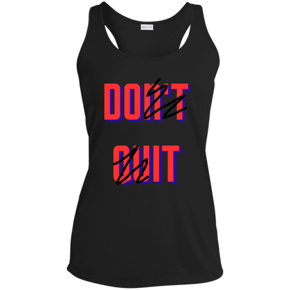 Don't Quit, Do It - Camiseta sin mangas con espalda cruzada de alto rendimiento para mujer