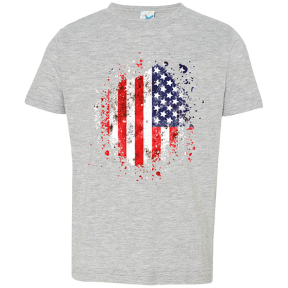 American Flag - Unisex Toddler Jersey T-Shirt