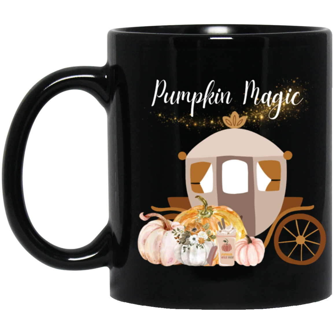 Pumpkin Magic - 11 & 15 oz. Black Mug