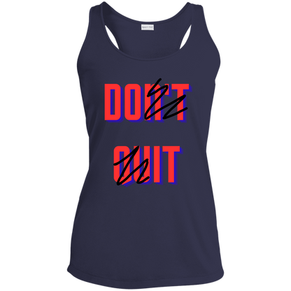 Don't Quit, Do It - Camiseta sin mangas con espalda cruzada de alto rendimiento para mujer