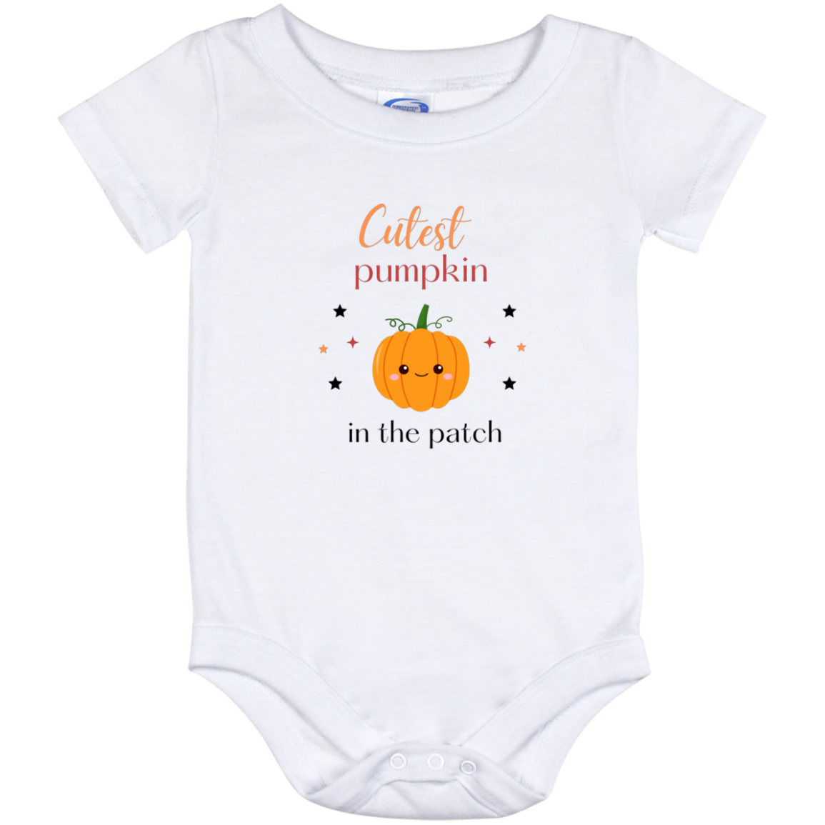 Cutest Pumpkin - Unisex Baby Onesie 6, 12, & 24 Month