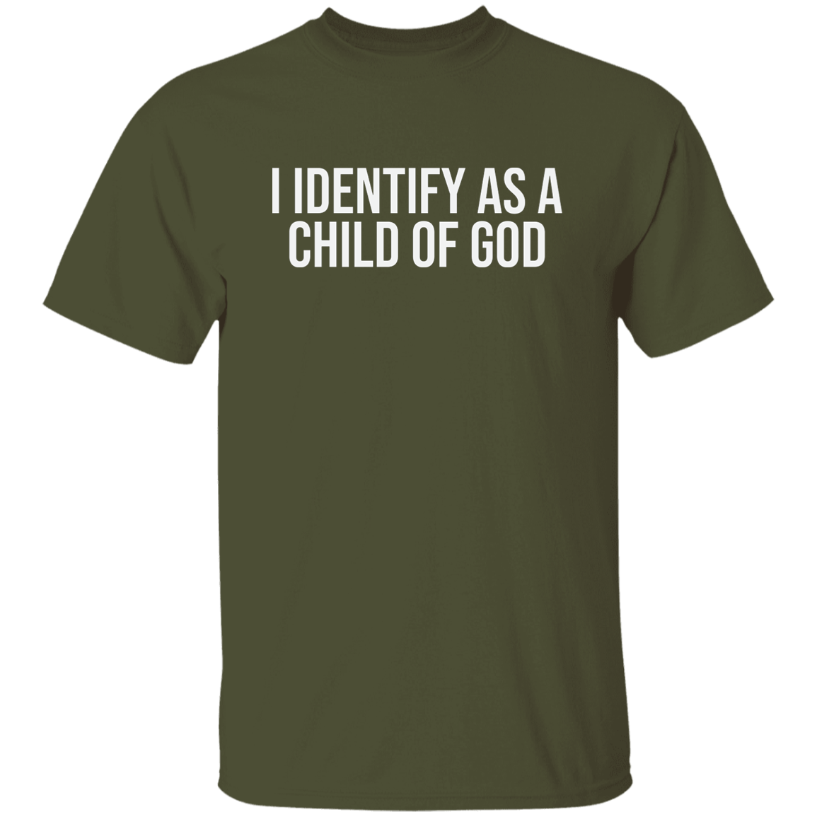 I Identify As A Child Of God- Men's T-Shirt