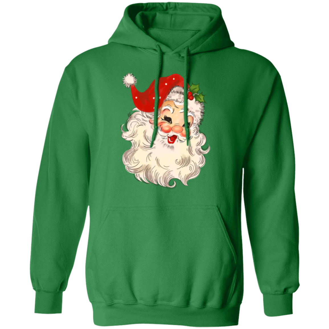 Santa, Merry Christmas - Unisex Pullover Hoodie