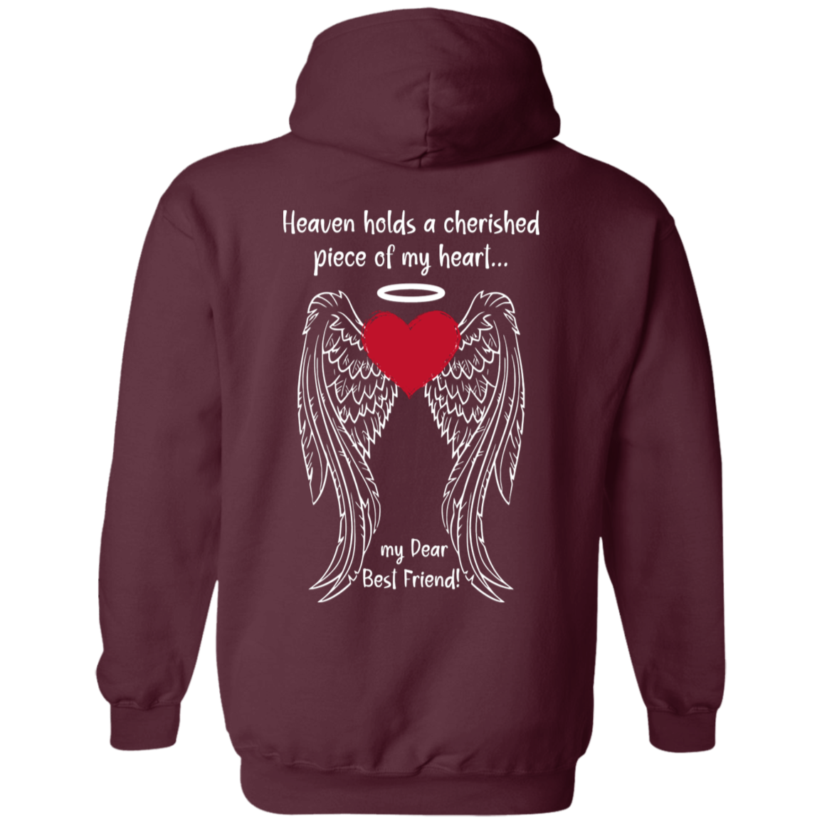 𝗕𝗘𝗦𝗧 𝗙𝗥𝗜𝗘𝗡𝗗, HEAVENLY GUARDIAN - Unisex Pullover Hoodie