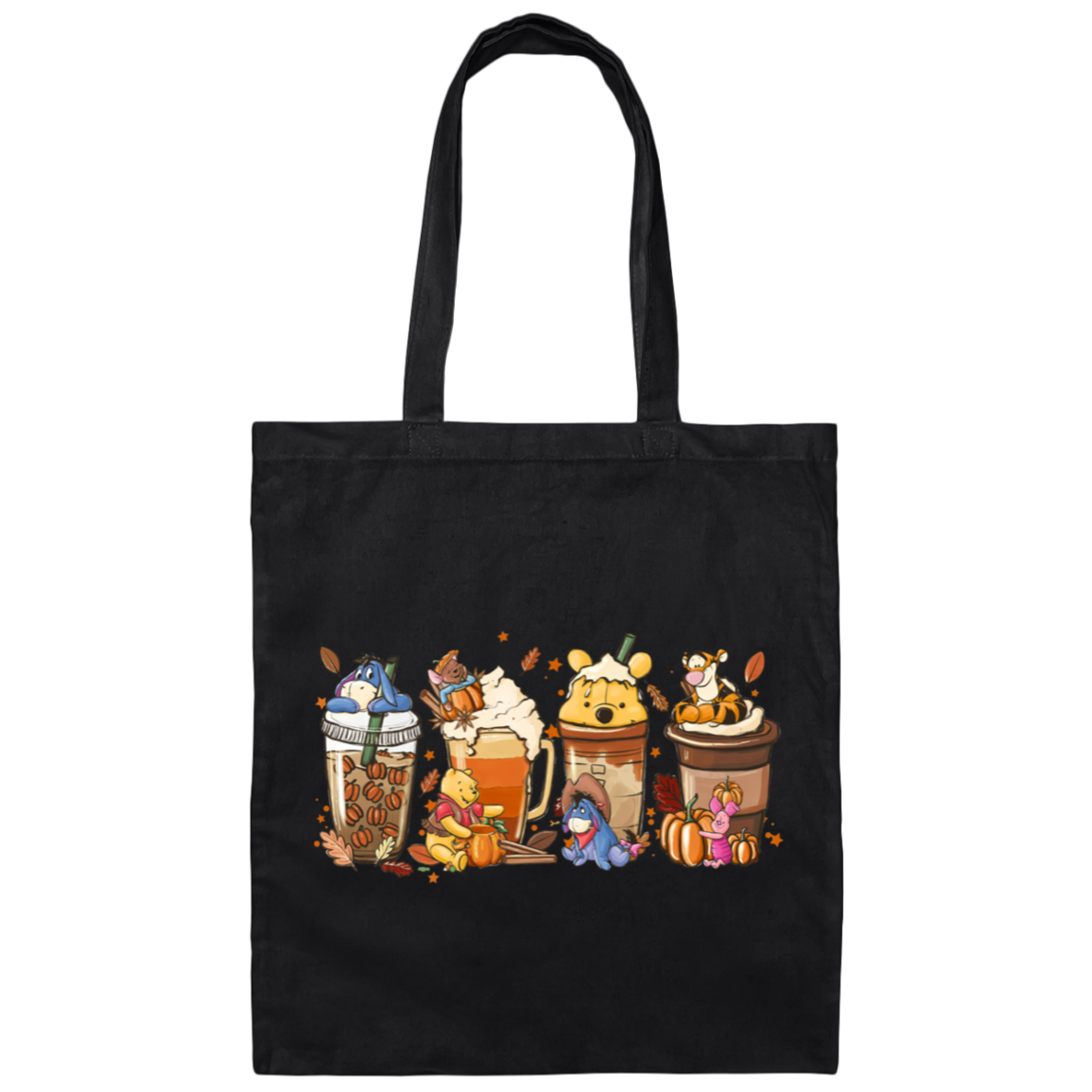 Pooh and Friends Drinks, Front & Back Design - Bag