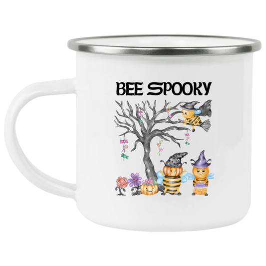 Bee Spooky- Enamel Camping Mug