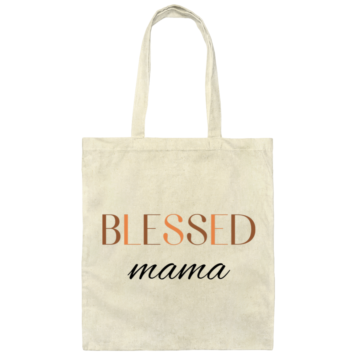 Blessed Mama, Front & Back Design - Bag