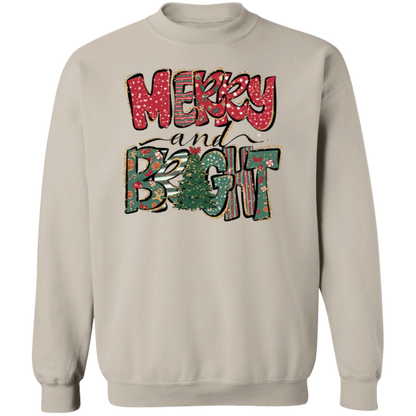 Merry and Bright - Unisex Ugly Sweater, Christmas, Winter, Fall