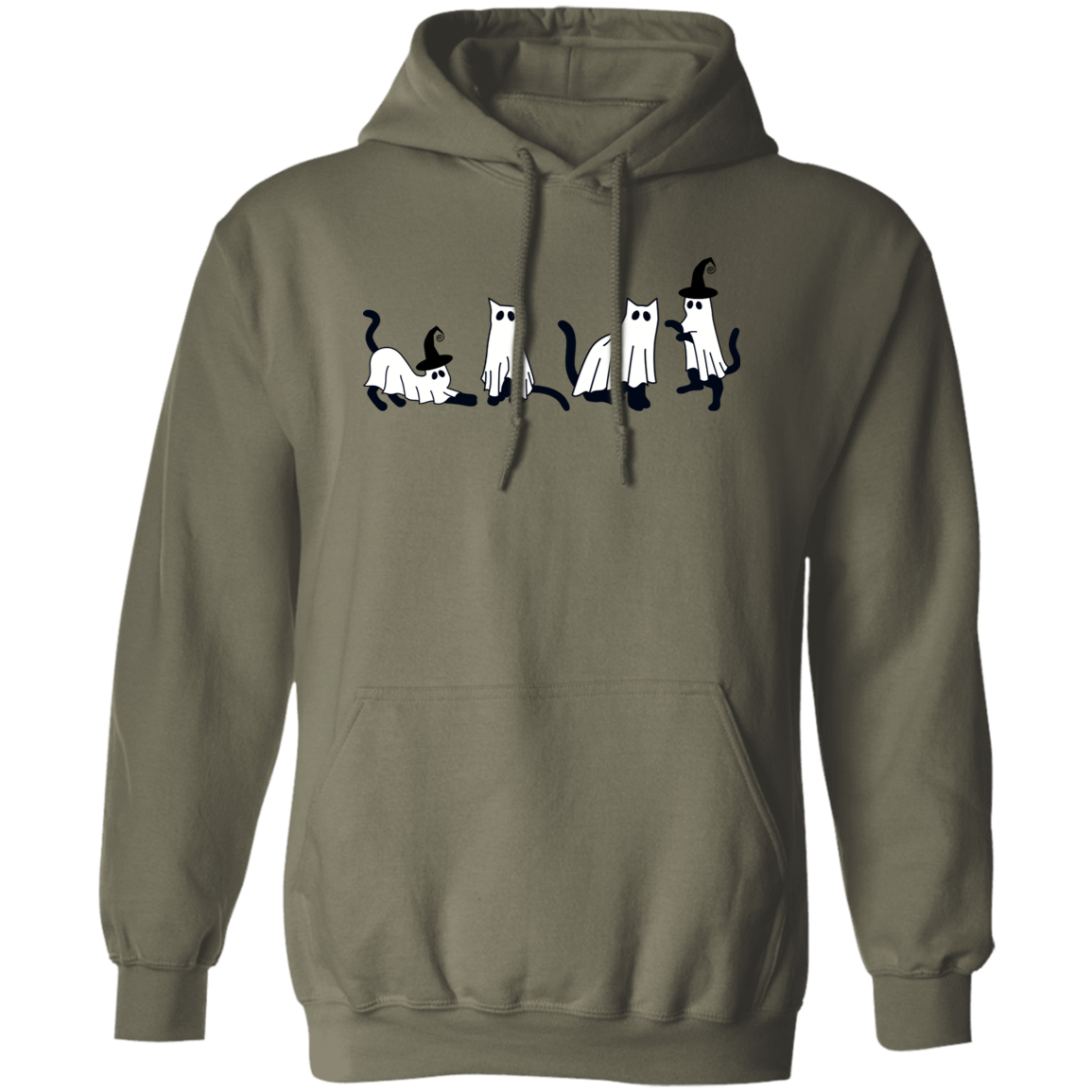 Ghost Cats- Unisex Pullover Hoodie